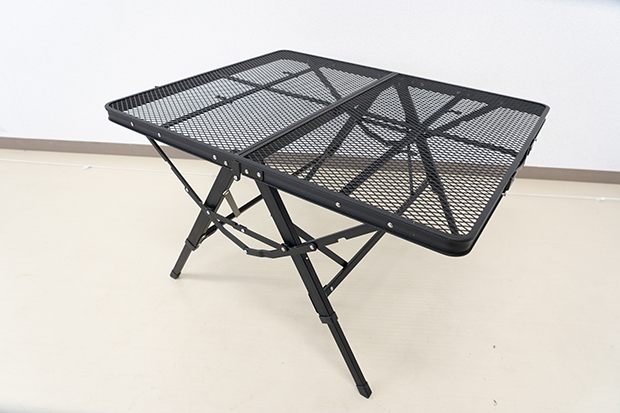 山善 水に強いメッシュテーブル