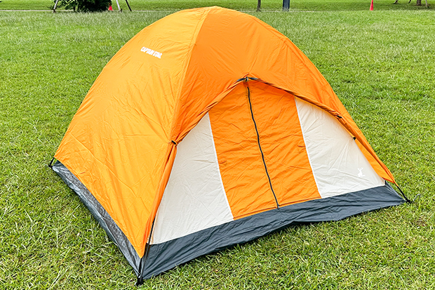 キャプテンスタッグ クレセントドームテント(アンバー)