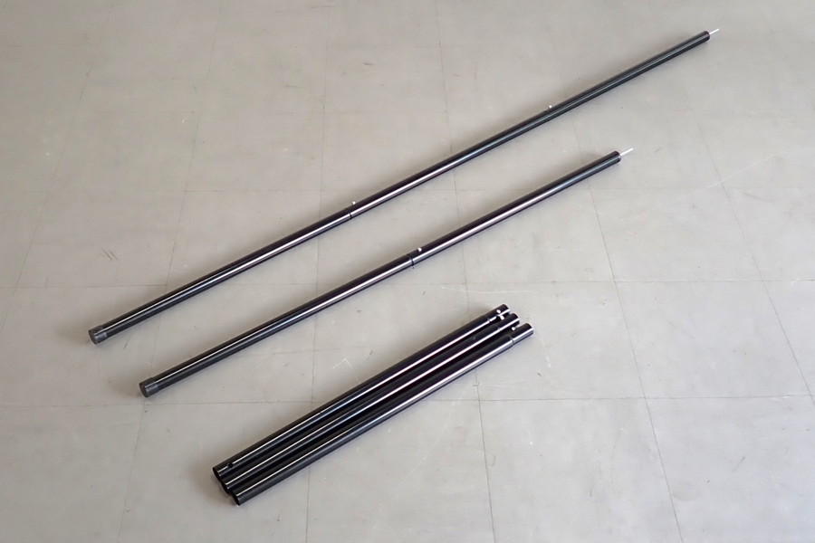 ユニフレーム REVOポール【黒】2本セット 240cm