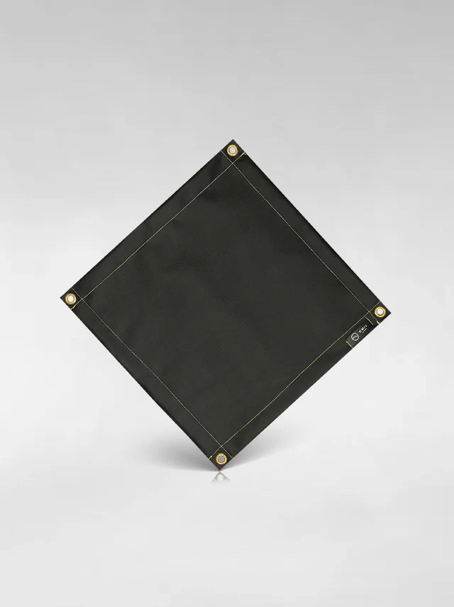 【Sサイズ】ZEN Camps 焚き火専用シート(ブラック シリコン加工モデル)