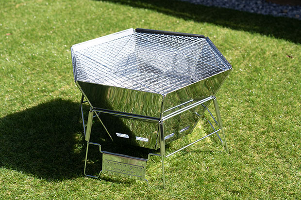 キャプテンスタッグ ヘキサステンレスファイアグリル