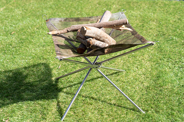 メッシュ焚火台