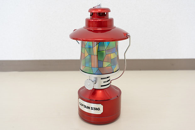 キャプテンスタッグ ステンドグラス風LEDランタン