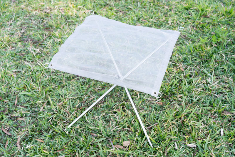 メッシュ焚き火台