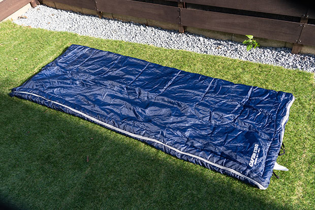 寝袋(シュラフ)ネイビー